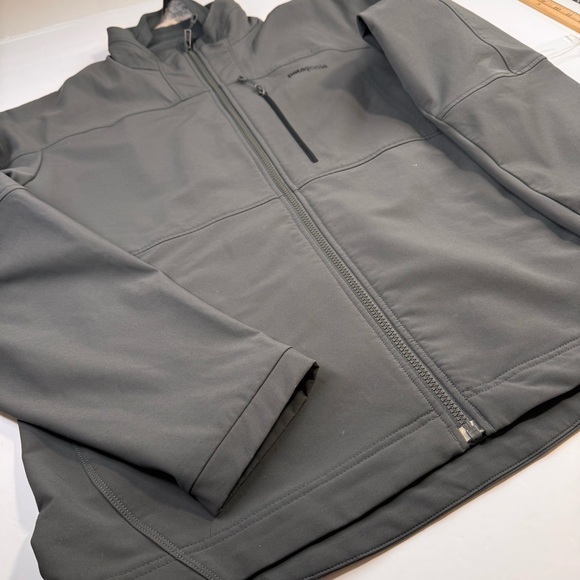 Patagonia Guide Jacket Men's Large Gray Gorpcore Full Zip Lined Logo Soft Shelf - Picture 5 of 13